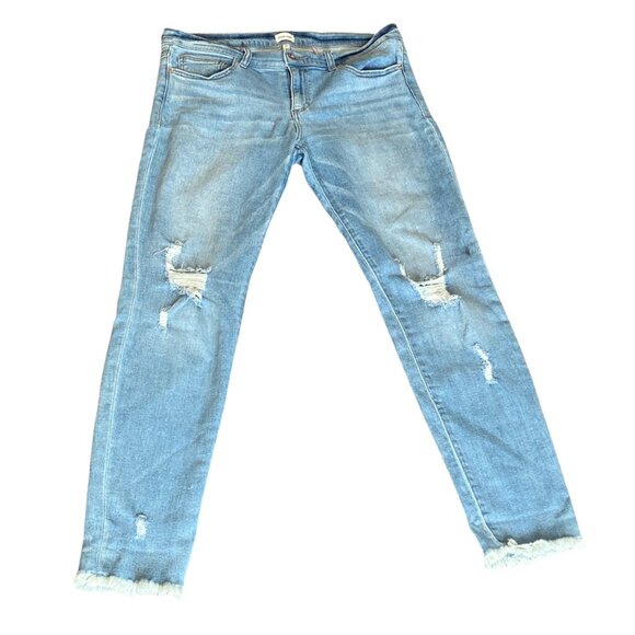 Sneak Peak Low Rise Light Wash Denim Skinny Jeans Jrs Sz 13 #199M - Picture 2 of 6